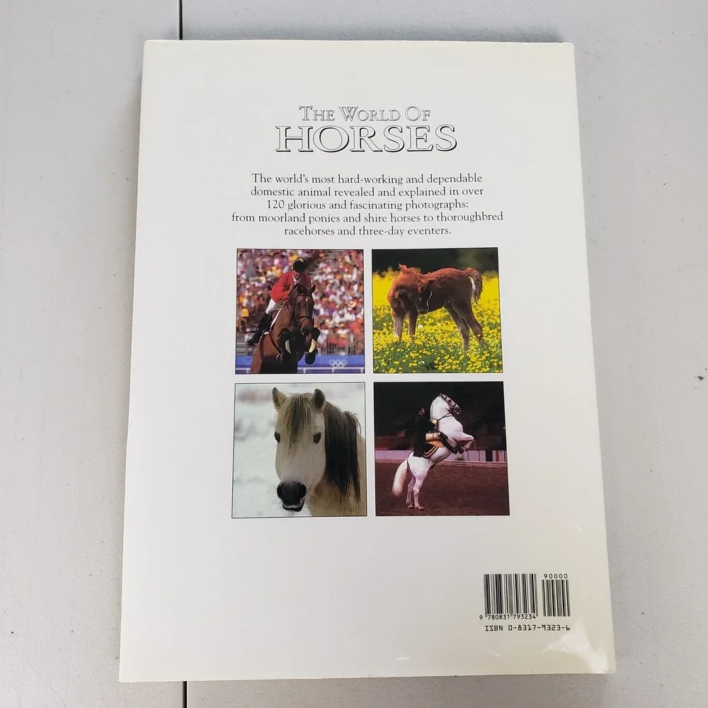 The World of Horses Angela Rixon Hardcover Book 1994 Smithmark Photography